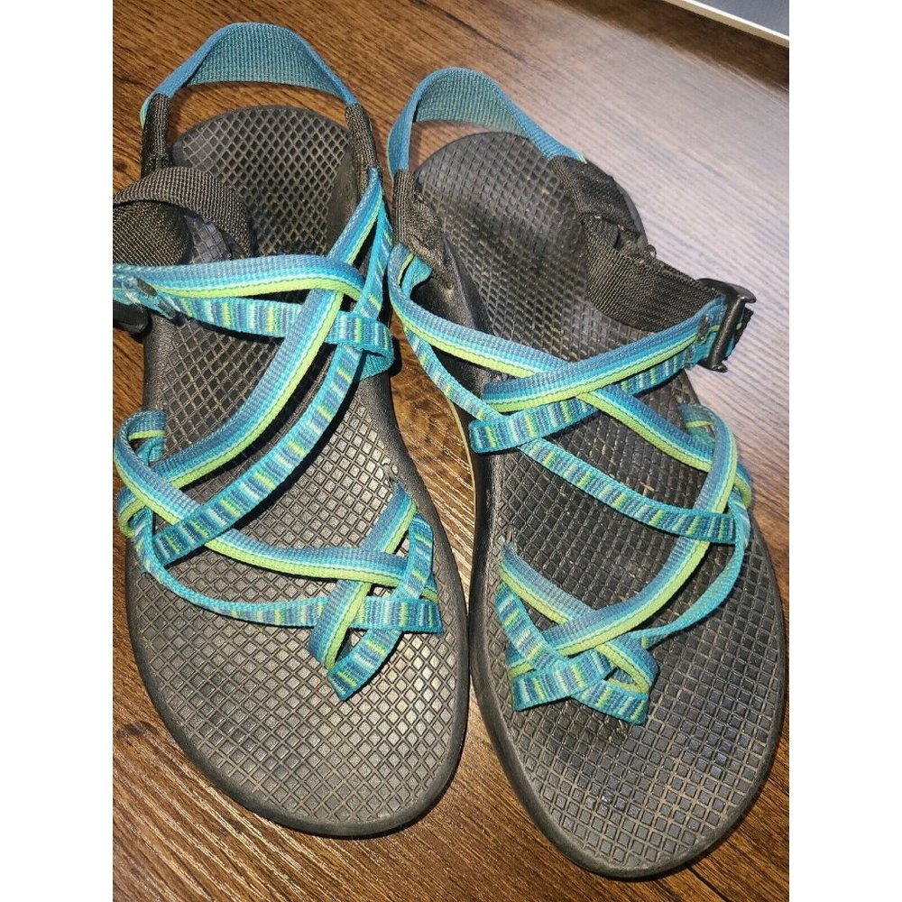Vibram chacos w7 blue/green